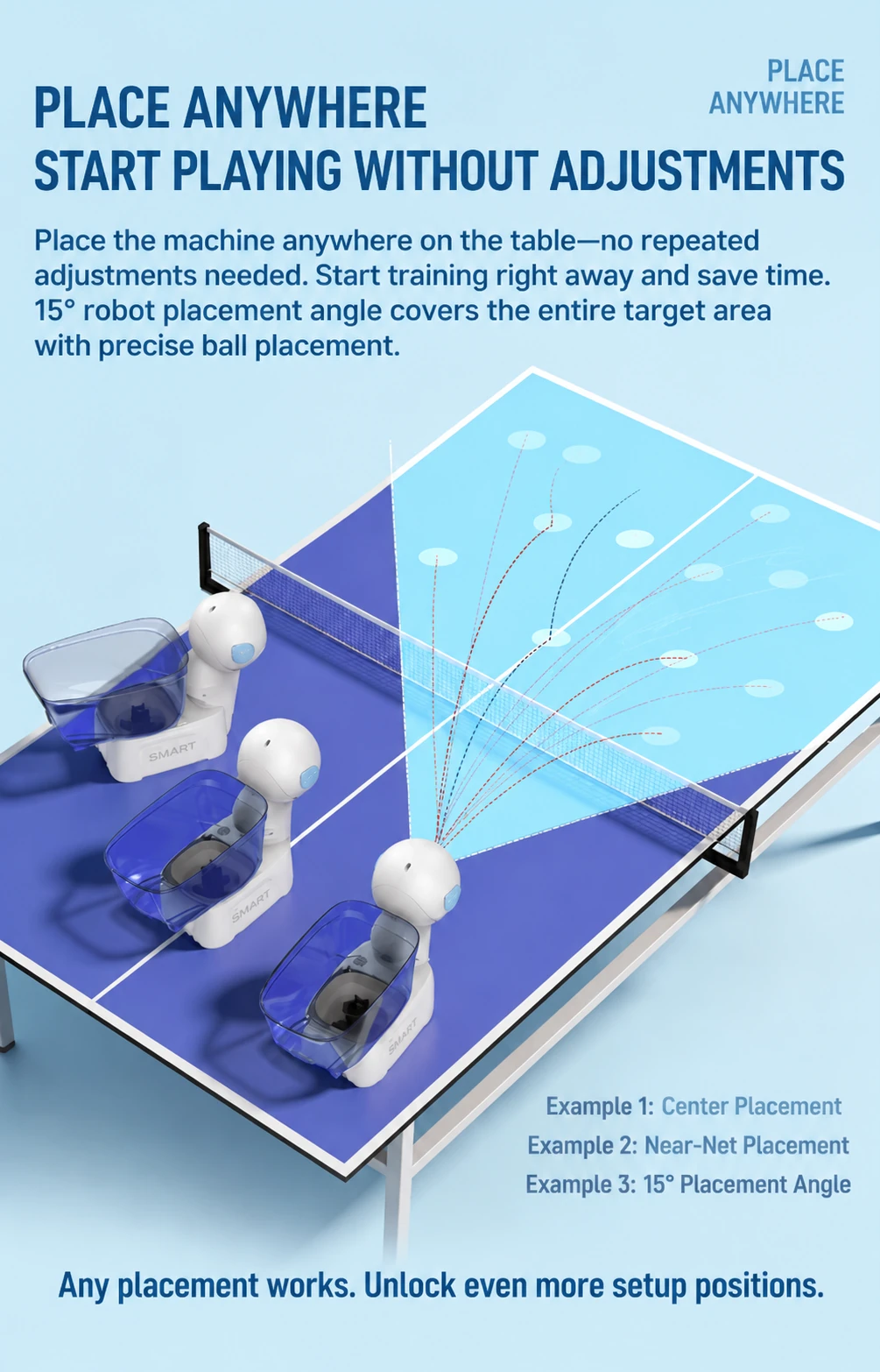 DORA Smart Pro Table Tennis Robot — product detail 4