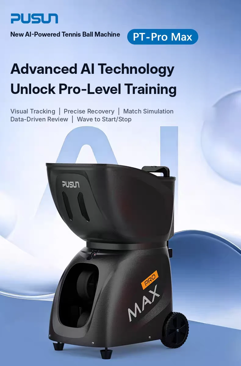 PT-PRO MAX Tennis Ball Machine — product detail 1