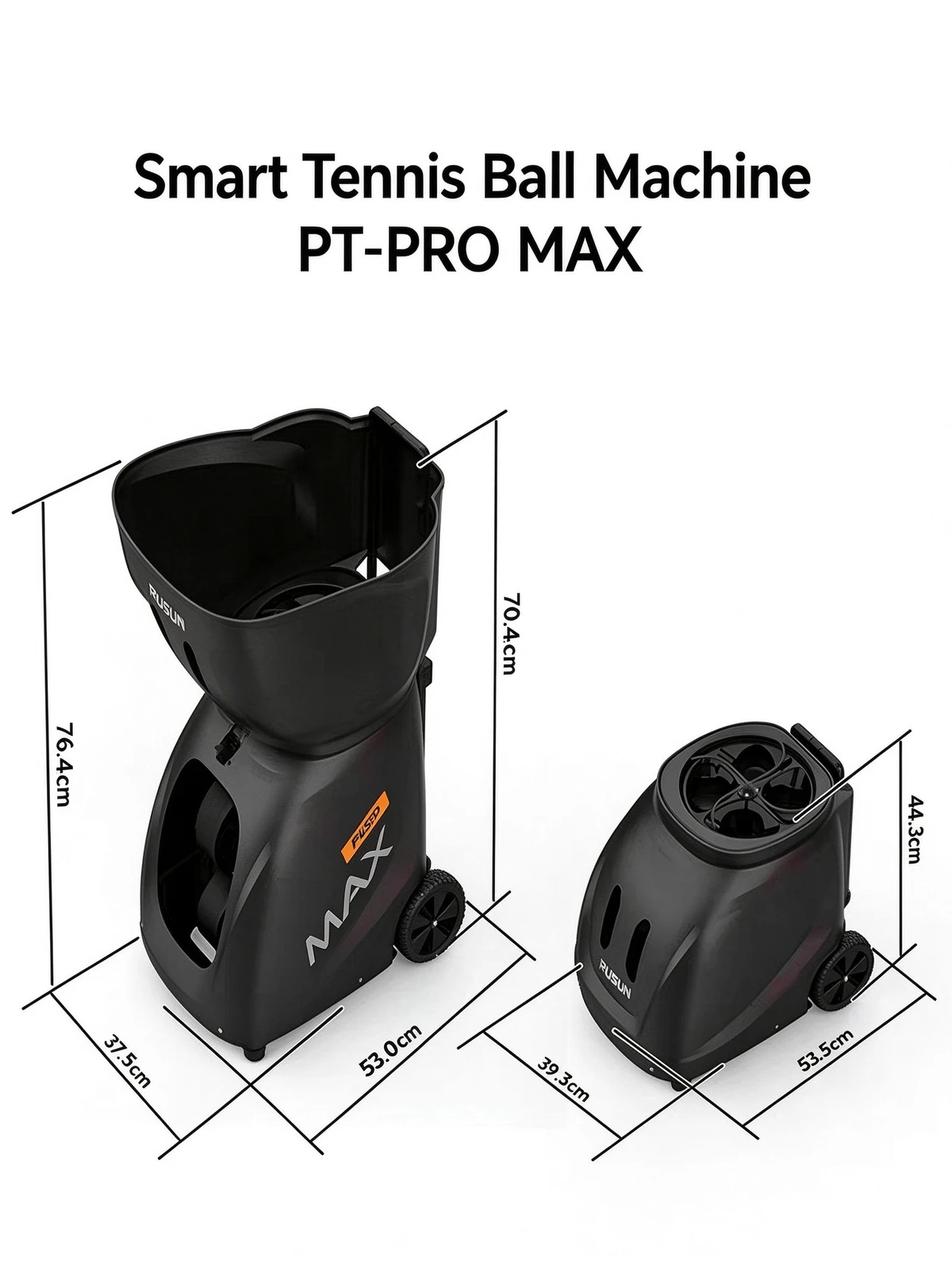 PT-PRO MAX Tennis Ball Machine — product detail 4