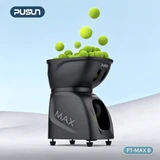 Black PUSUN PT-MAX B tennis training machine presentation
